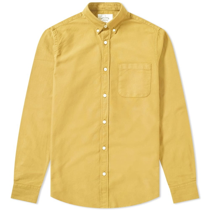 Photo: Portuguese Flannel Button Down Belavista Oxford Shirt Honey