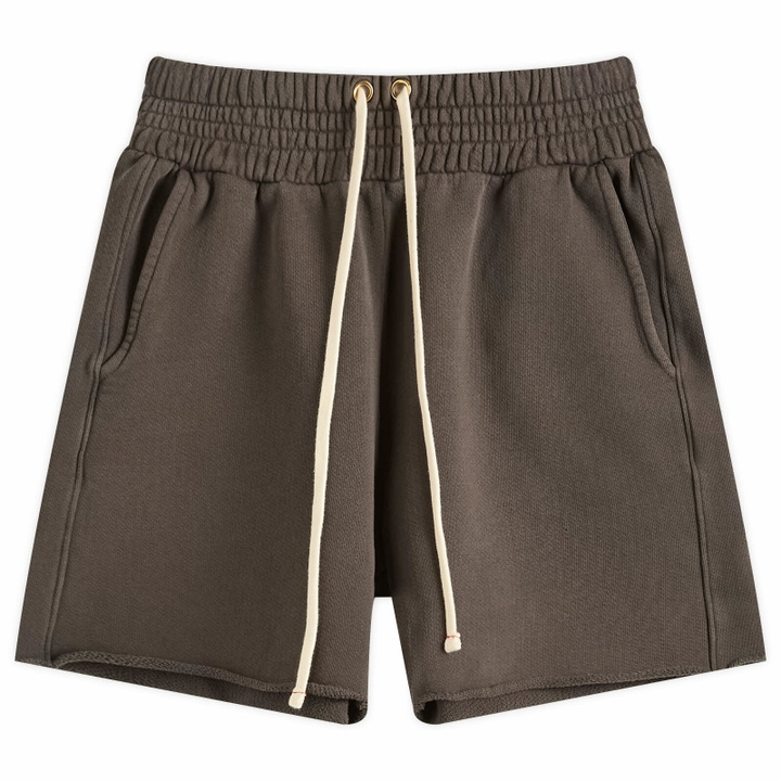 Photo: Les Tien Men's s Heavyweight Yacht Sweat Short in Vintage Black