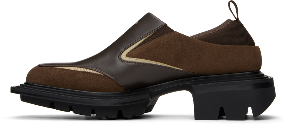 untitlab® Brown Reel Sponge Loafers
