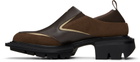 untitlab® Brown Reel Sponge Loafers