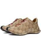 Gucci Men's GG Supreme Run Sneakers in Beige