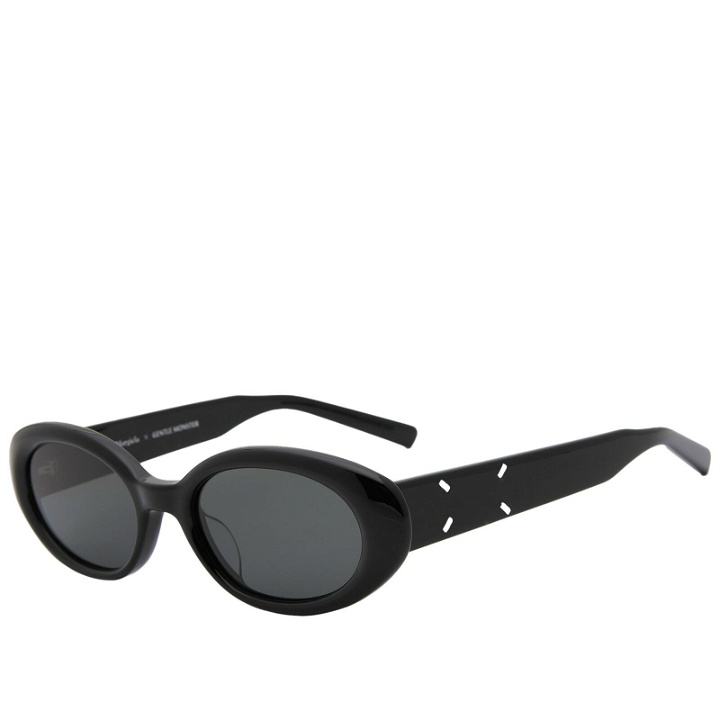 Photo: Gentle Monster x Maison Margiela MM107 Sunglasses in Black 