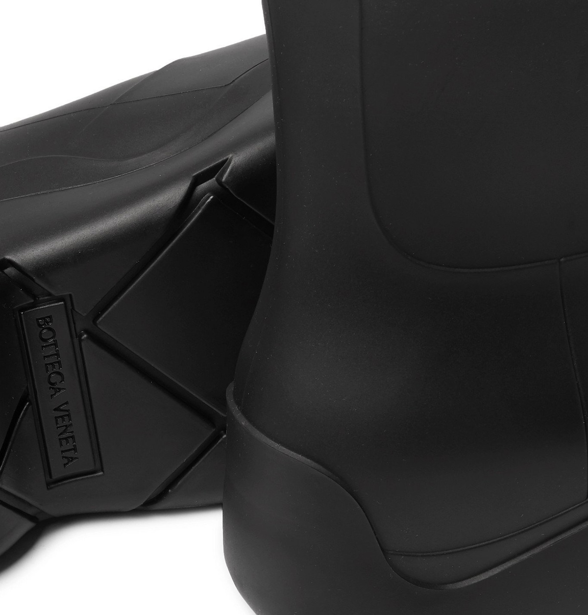 Bottega Veneta - Puddle Rubber Boots - Black Bottega Veneta