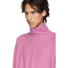 Lemaire Pink Cotton Turtleneck