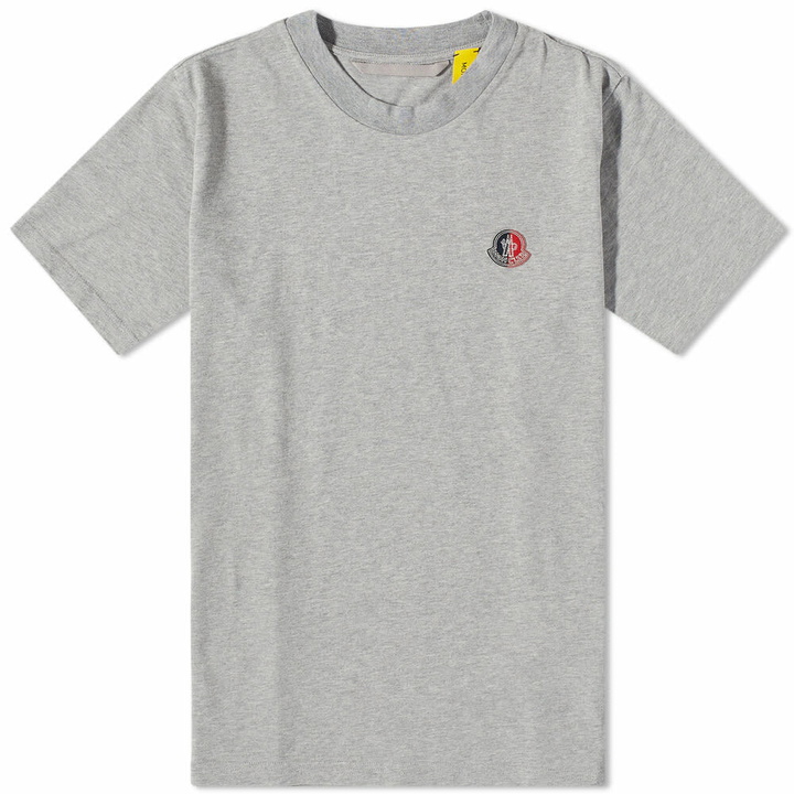 Photo: Moncler Men's Genius Chest Logo T-Shirt in Grey