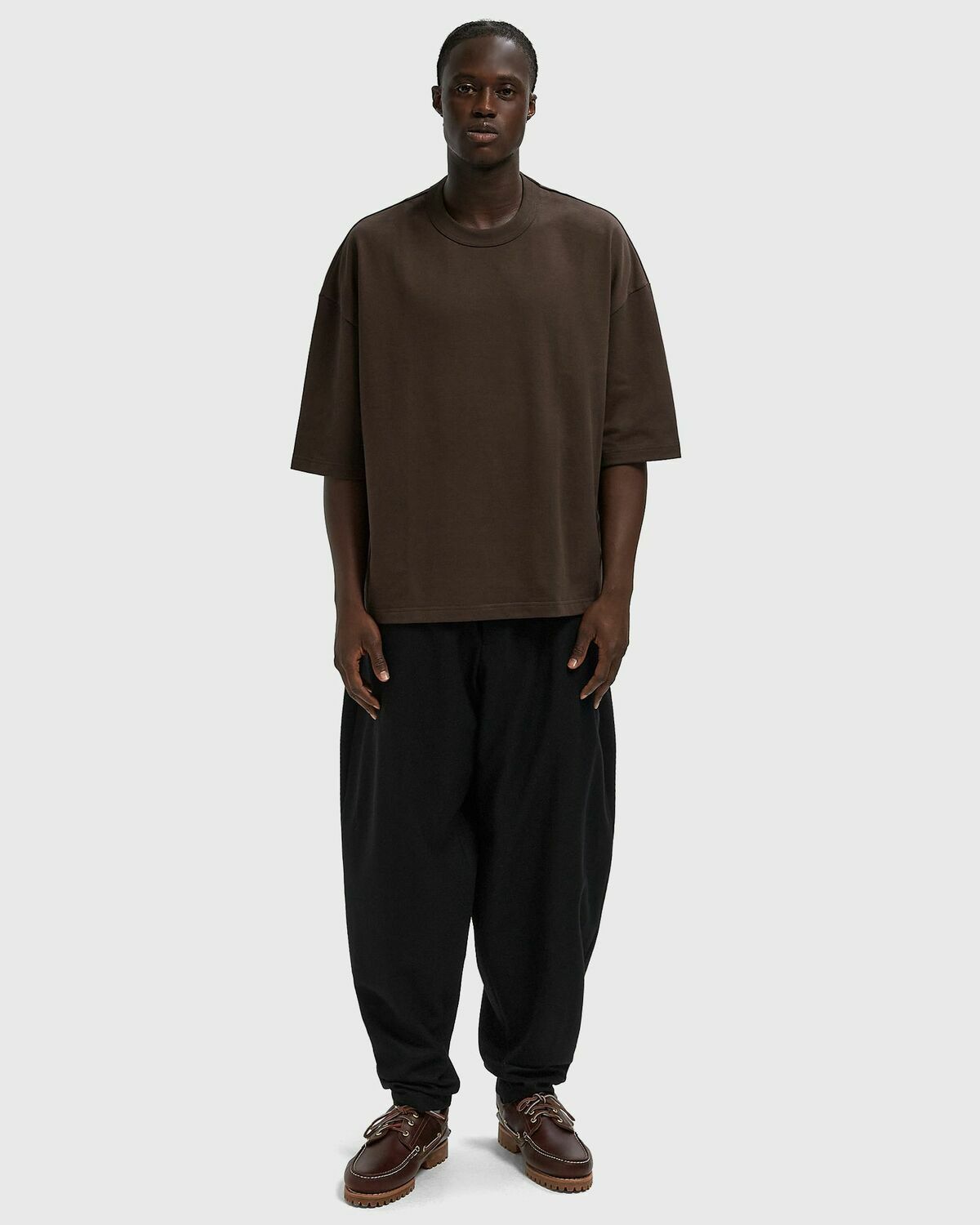 Comme des Garçons Homme TEE Brown Mens Shortsleefe