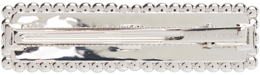 Shushu/Tong Silver YVMIN Edition Oval Gem Splice Shell Hair Clip Shushu ...