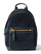 TOM FORD - Buckley Leather-Trimmed Suede Backpack