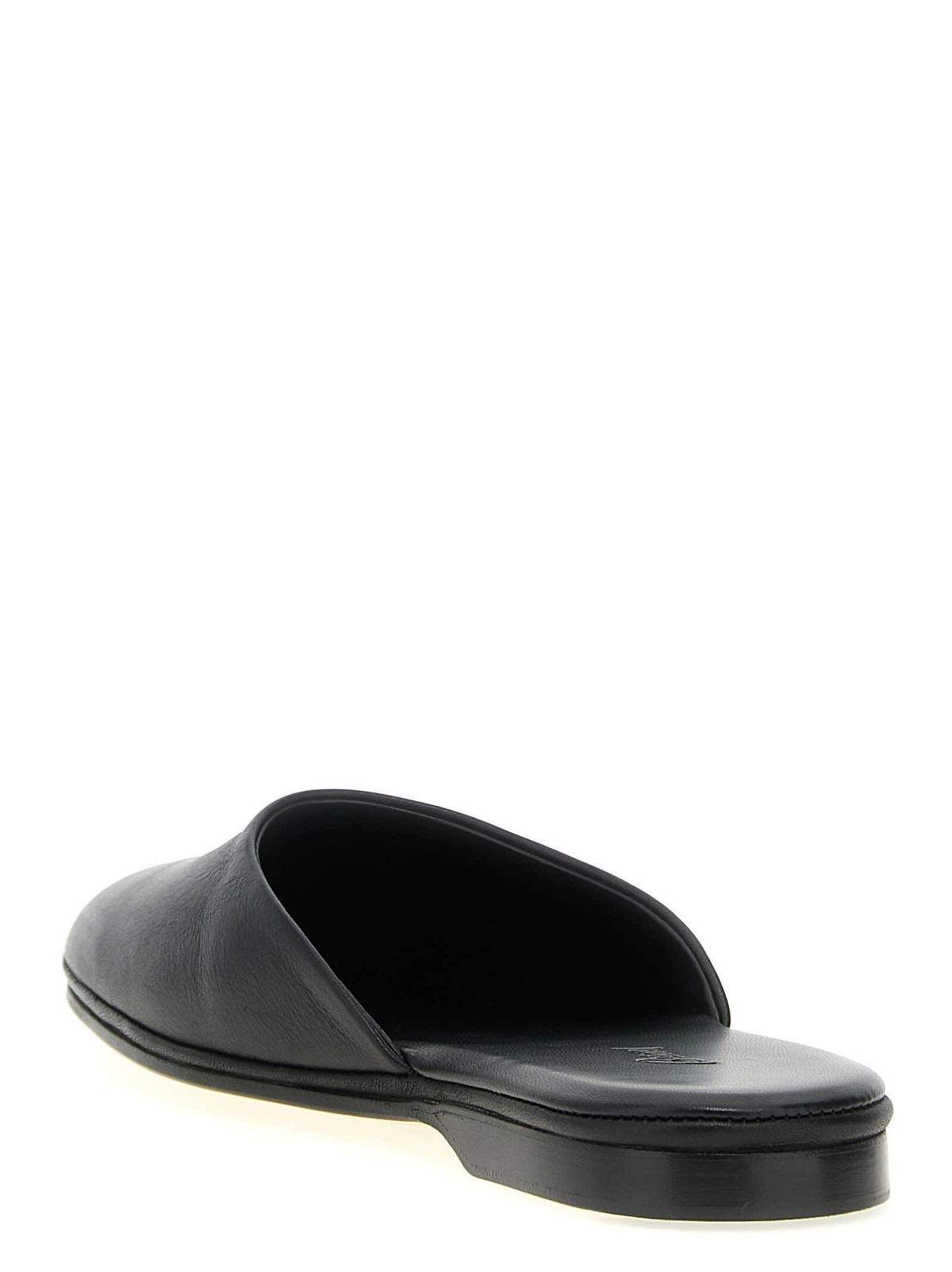 Brioni Leather Sabots