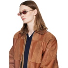 Fendi Gold 'Fendi First' Crystal Sunglasses