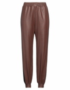Koché Womens Pants Dark in Brown