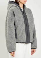 Canada Goose Alberni Reversible Fleece Bomber Jacket Grey