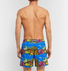 Vilebrequin - Hunt Slonem Moorea Mid-Length Printed Swim Shorts - Blue