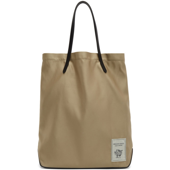 Photo: Tiger of Sweden SSENSE Exclusive Beige Boberga Tote