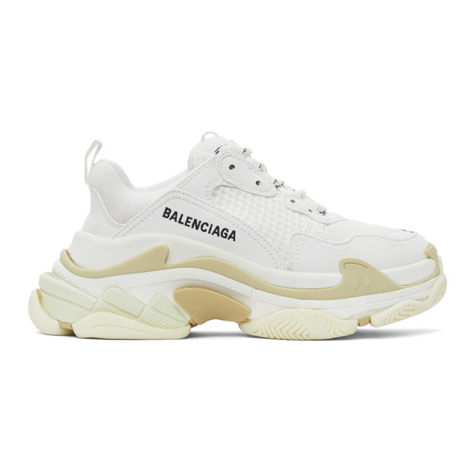 Balenciaga white tennis shoes hotsell