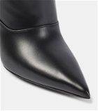 David Koma Leather over-the-knee boots