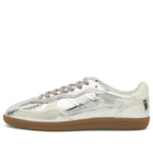 ALOHAS Women's TB 490 Rife Leather Sneakers in Rife Shimmer Silver Cream