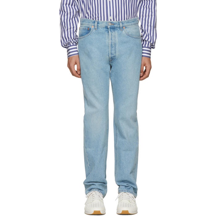 Photo: Valentino Blue 505 Fit Jeans 