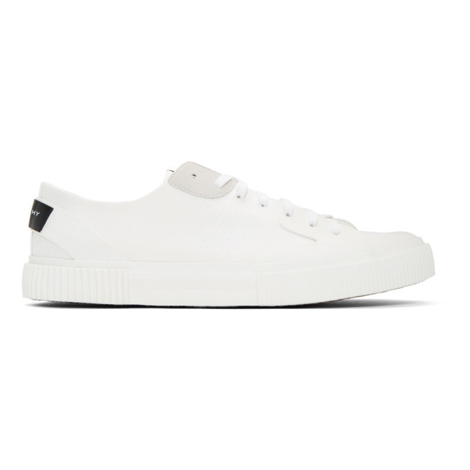 Photo: Givenchy White Tennis Light Low Sneakers
