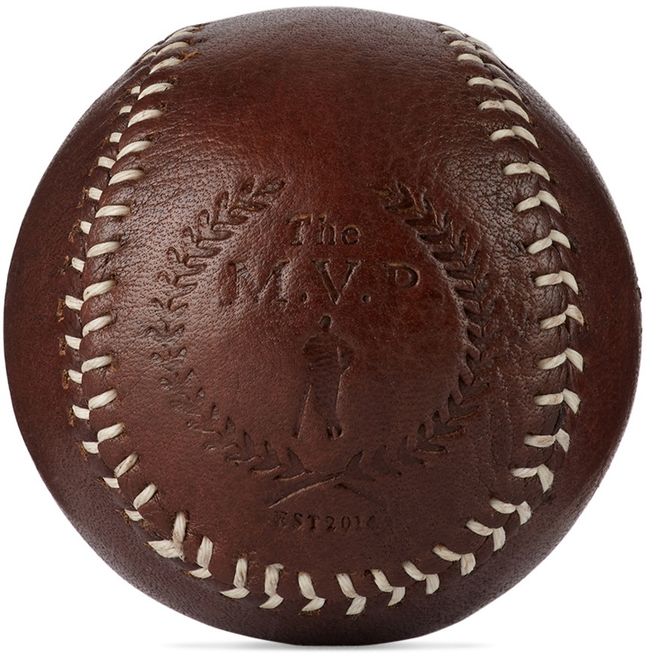 Photo: Modest Vintage Player Brown Leather Retro Heritage Baseball