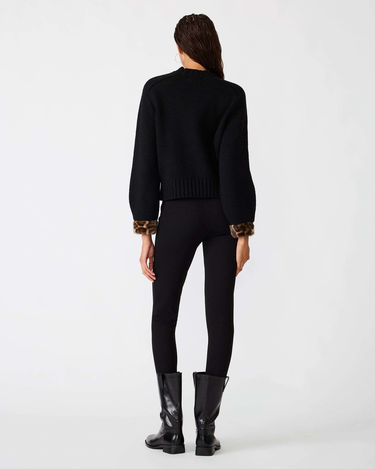 Steve Madden Orion Sweater in Black