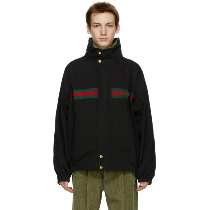 Photo: Gucci Reversible Black Ripstop Jacket