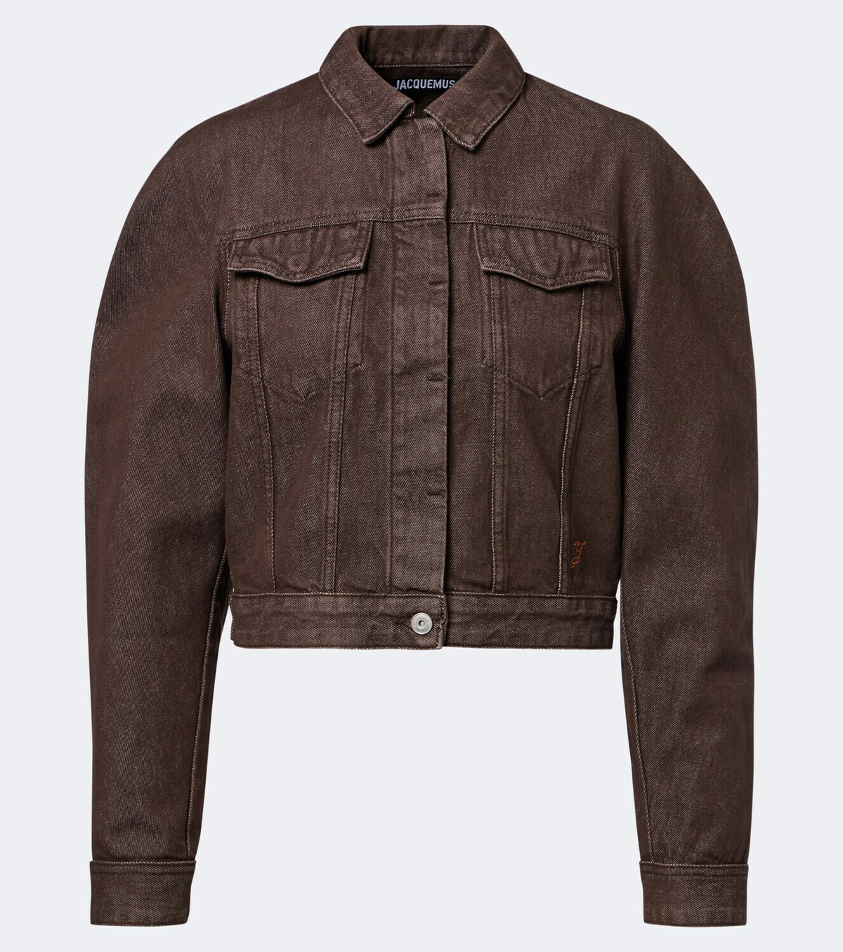 Jacquemus Ovalo cropped denim jacket