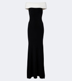 Roland Mouret Off-shoulder gown
