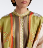 La DoubleJ Foulard printed silk twill shirt