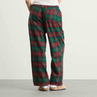 SUNDAYFRUITMARKET Women's Sunday Check Trousers in Green