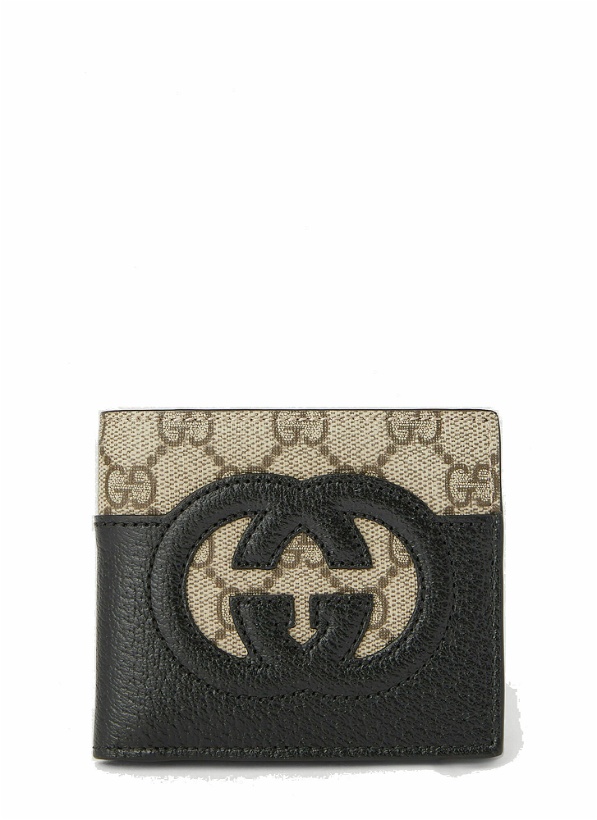Photo: Gucci - Monogram Bifold Wallet in Black