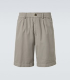Brunello Cucinelli Cotton gabardine Bermuda shorts