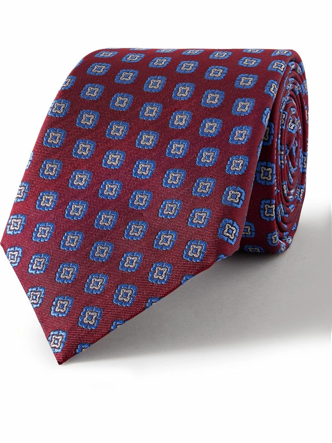 Photo: Canali - 8cm Silk-Dobby Tie