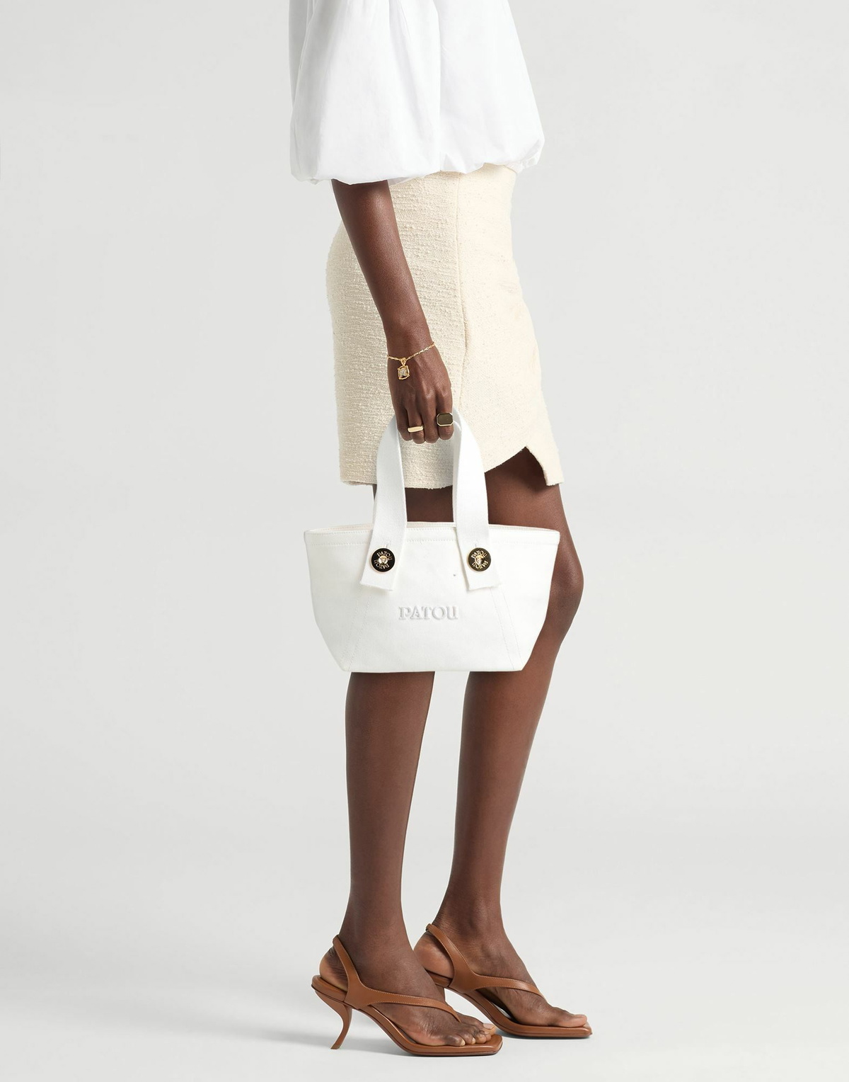 Patou Womens Handbag in White