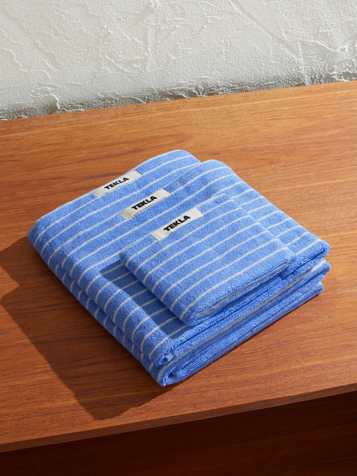 TEKLA - Striped Organic Cotton Towels