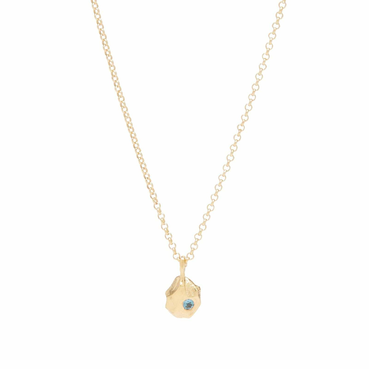 Simuero Por Un Perro Necklace in Gold/Blue Simuero