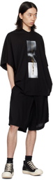 Julius Black Drawstring Shorts