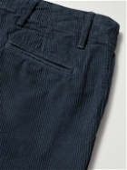 Save Khaki United - Straight-Leg Cotton-Corduroy Trousers - Blue