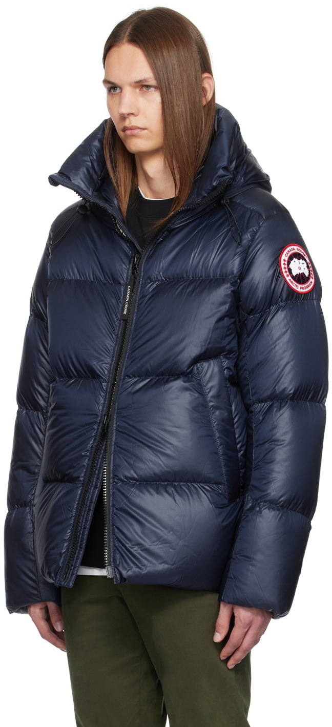 Canada Goose Navy Crofton Puffer Down Jacket