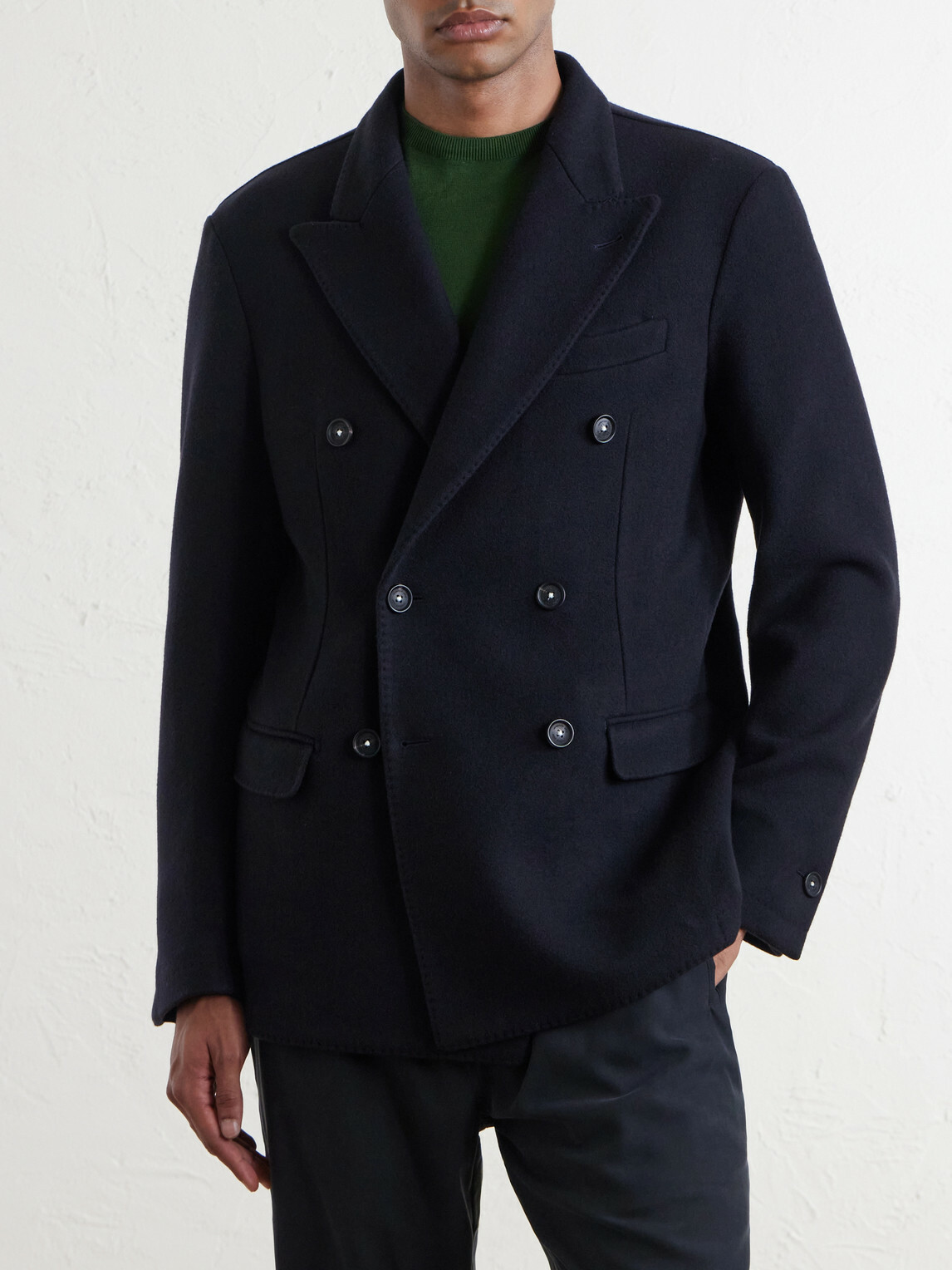 Massimo Alba - Brando Cashmere Coat - Blue