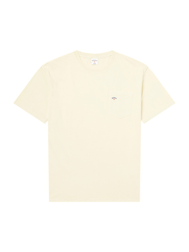 Photo: Noah - Core Logo-Printed Cotton T-Shirt - Yellow