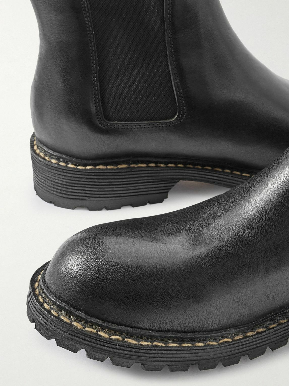 Visvim - Gornergrat Mid-Folk Leather Chelsea Boots - Black Visvim