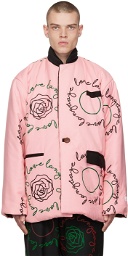 Bloke Pink 'Love Language' Jacket