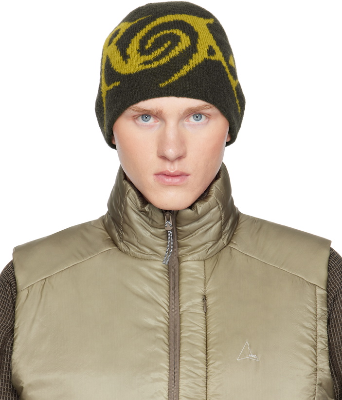 Photo: ROA Brown & Yellow Graphic Beanie