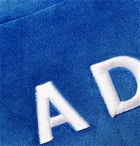 Maison Kitsuné - ADER error Logo-Embroidered Velour Cushion - Blue