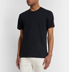 James Perse - Printed Combed Cotton-Jersey T-Shirt - Blue