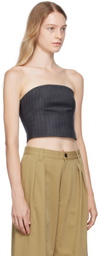 WYNN HAMLYN Gray Tandi Camisole
