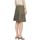 OUR LEGACY Brown Girdle Miniskirt