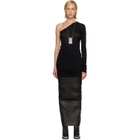 Rick Owens Black Tower Ziggy Minidress
