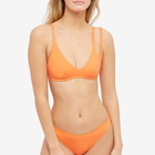 Araks Women's Elias Double Strap Bikini Top in Orange